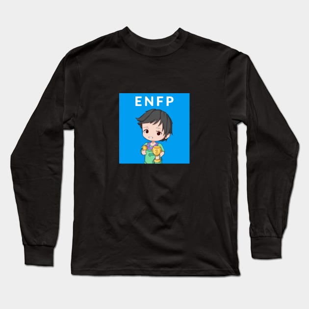 ENFP Personality (Chibi Style) Long Sleeve T-Shirt by personalitysecret